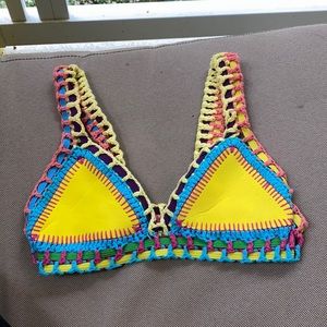 Adorable bikini top, from a surf shop!